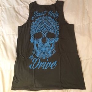 'THE DRIVE CLOTHING' EXTREME SKULL TANK